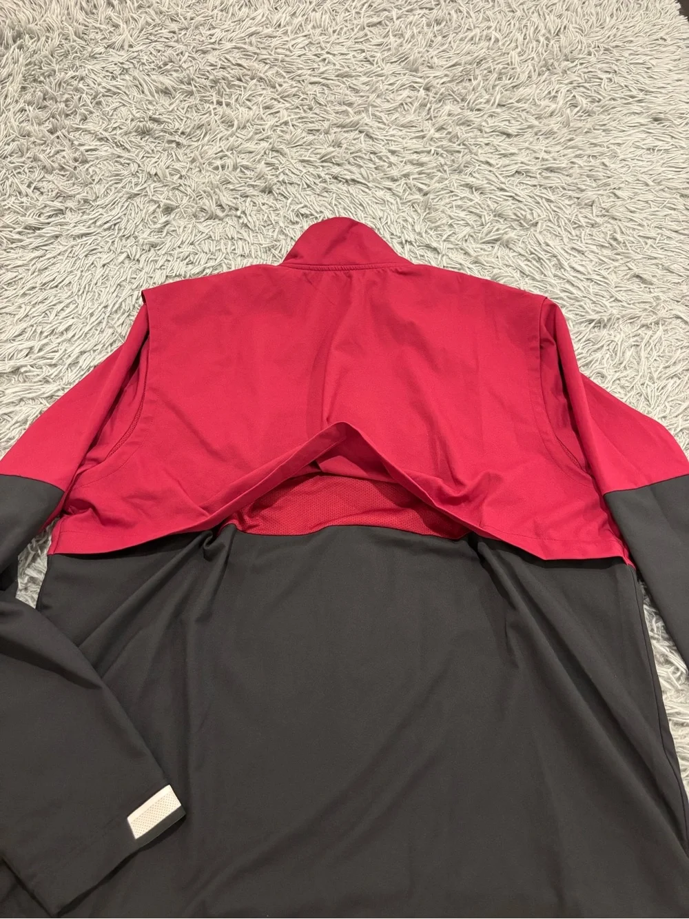 Florida State Seminoles Mens Nike XL Red Black Jacket NCAA Football Full Zip